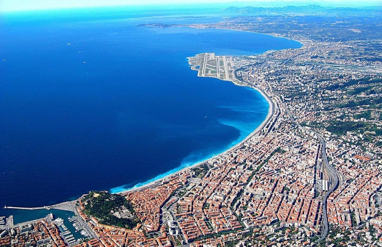 Studio Neuf 25 M2, Terrasse 35 M2 Proche Port Nice, Centre Ville מראה חיצוני תמונה