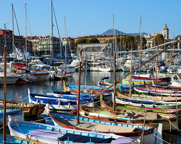 Studio Neuf 25 M2, Terrasse 35 M2 Proche Port Nice, Centre Ville מראה חיצוני תמונה